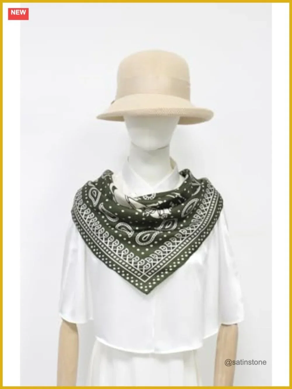 100% Mulberry Silk Scarf Women 35